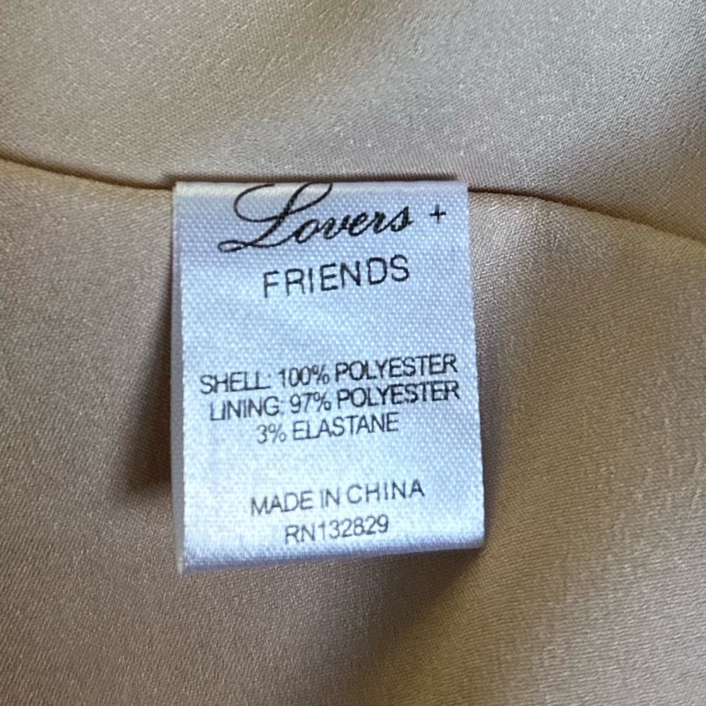 Revolve Lovers and Friends Rae Blue Mini Dress Meadow Floral Vacation Size Small - Picture 9 of 10